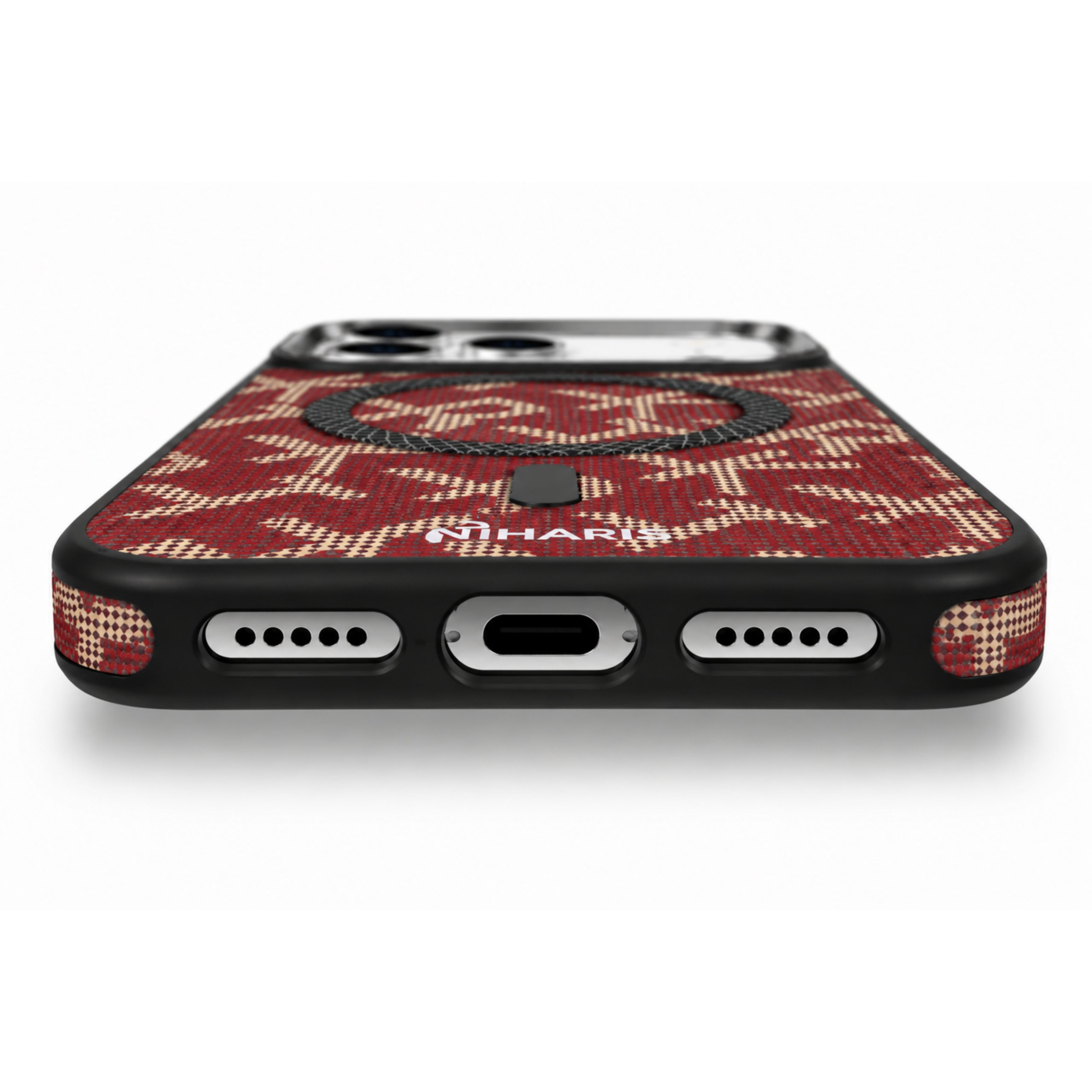 iPhone 17 Pro Max Magnetic Shockproof Street Fashion - Red
