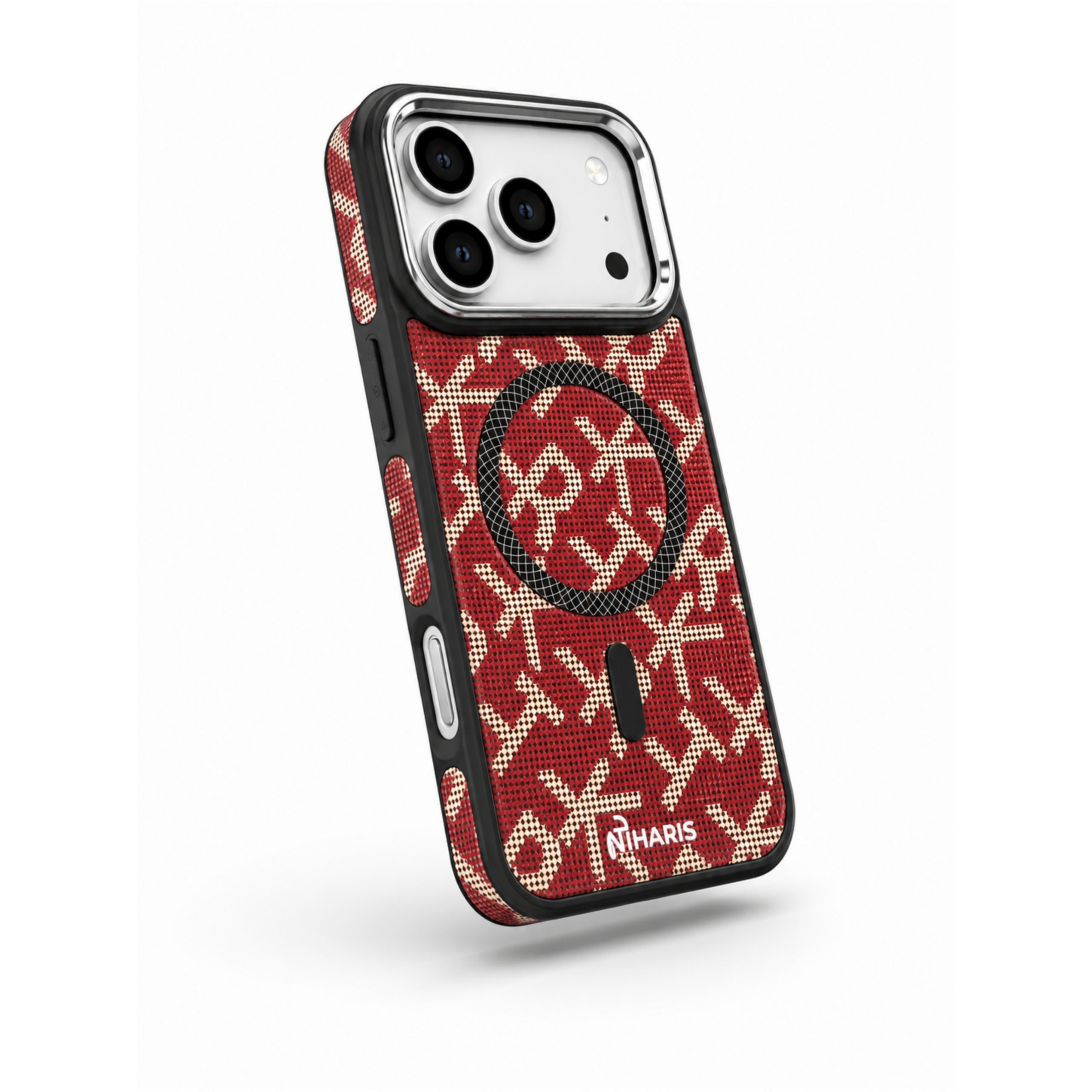 iPhone 17 Pro Max Magnetic Shockproof Street Fashion - Red