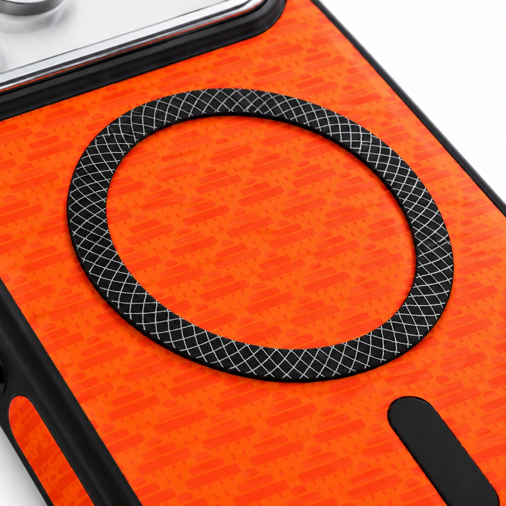 iPhone 17 Pro Max Magnetic Shockproof City Scenery - Orange