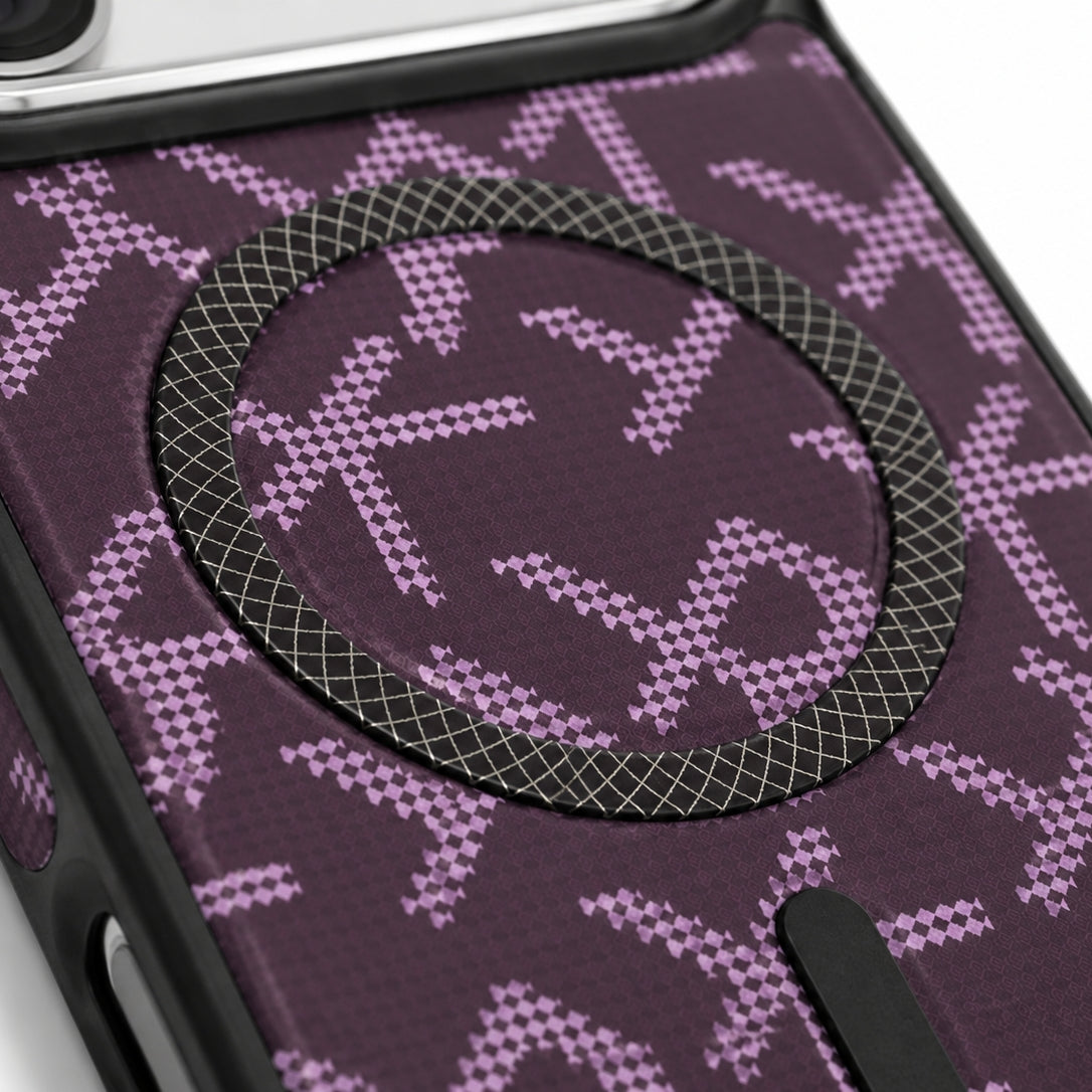 iPhone 17 Pro Max Magnetic Shockproof Street Fashion - Lavender