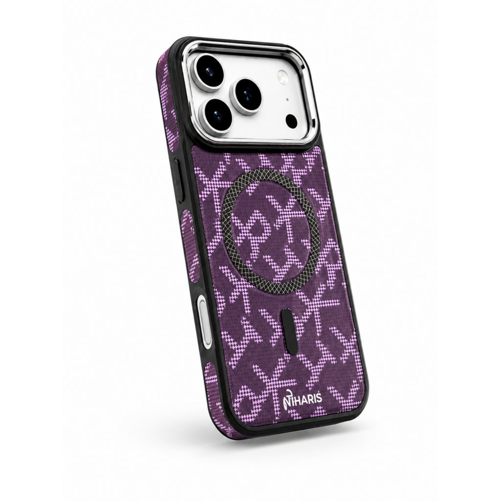 iPhone 17 Pro Max Magnetic Shockproof Street Fashion - Lavender