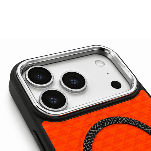 iPhone 17 Pro Magnetic Shockproof City Scenery - Orange